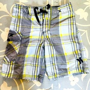 Hurley boys plaid Swim